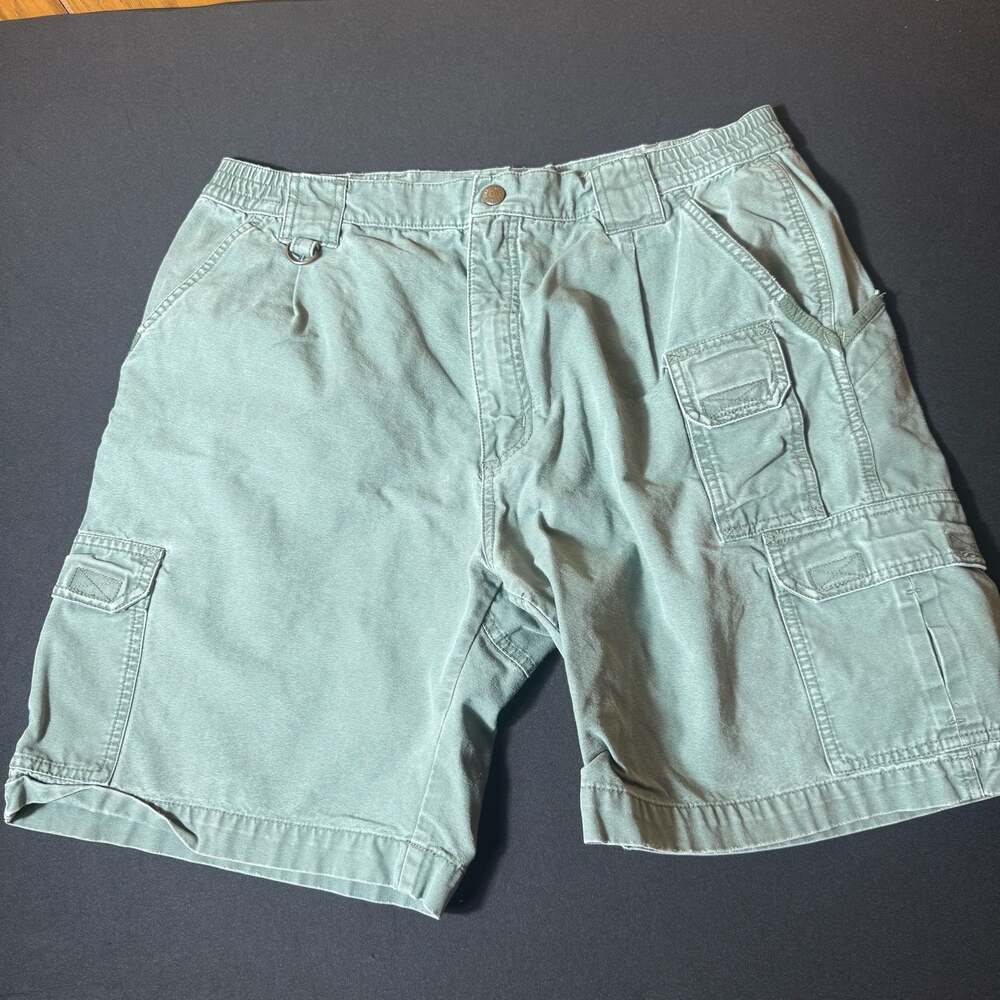 5.11 Tactical Cotton Canvas Cargo Shorts Size 36 OD Green